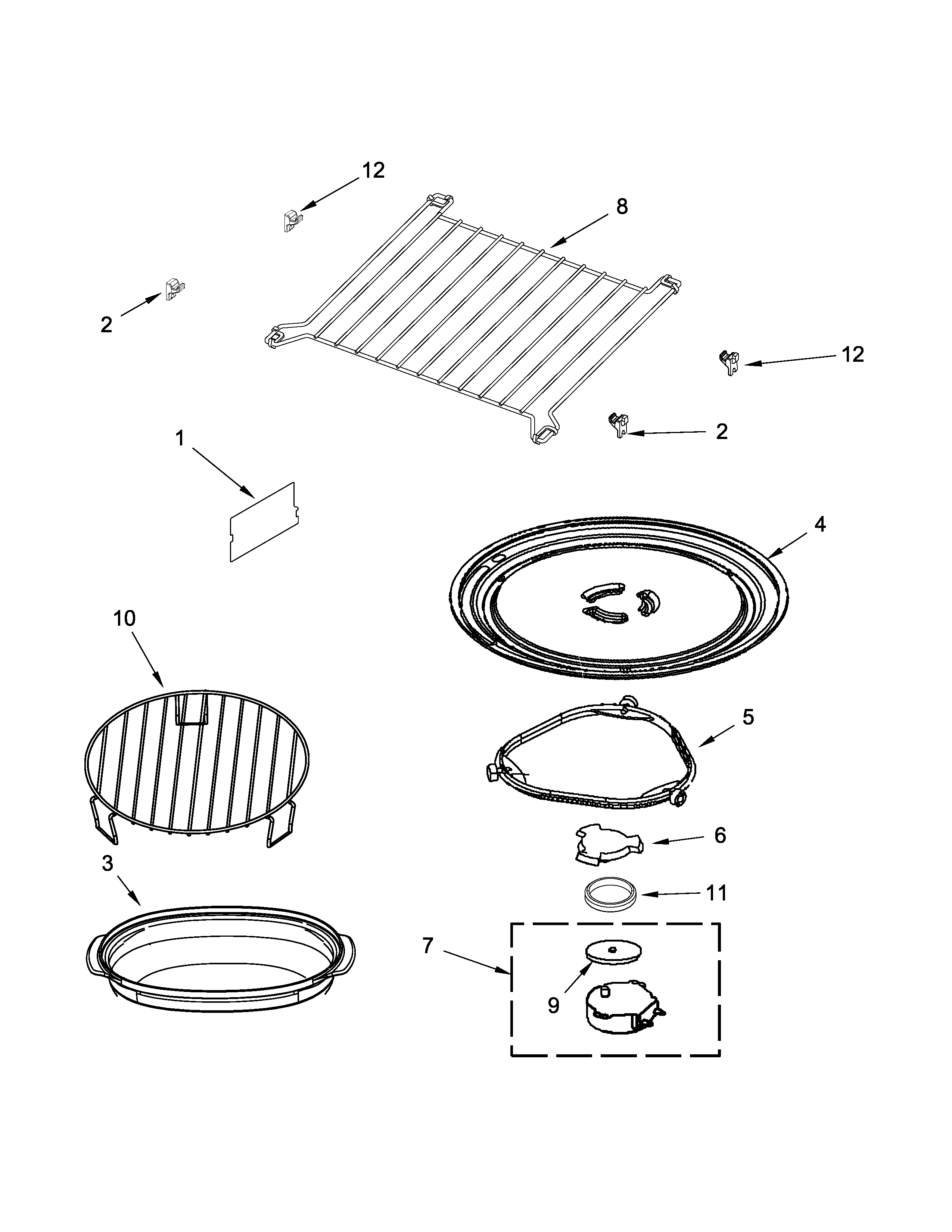 Turntable parts