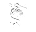 KitchenAid KMHC319EBL0 cabinet and installation parts diagram