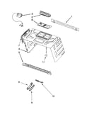 Cabinet and installation parts