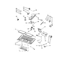 Whirlpool WMH76719CW1 interior and ventilation parts diagram