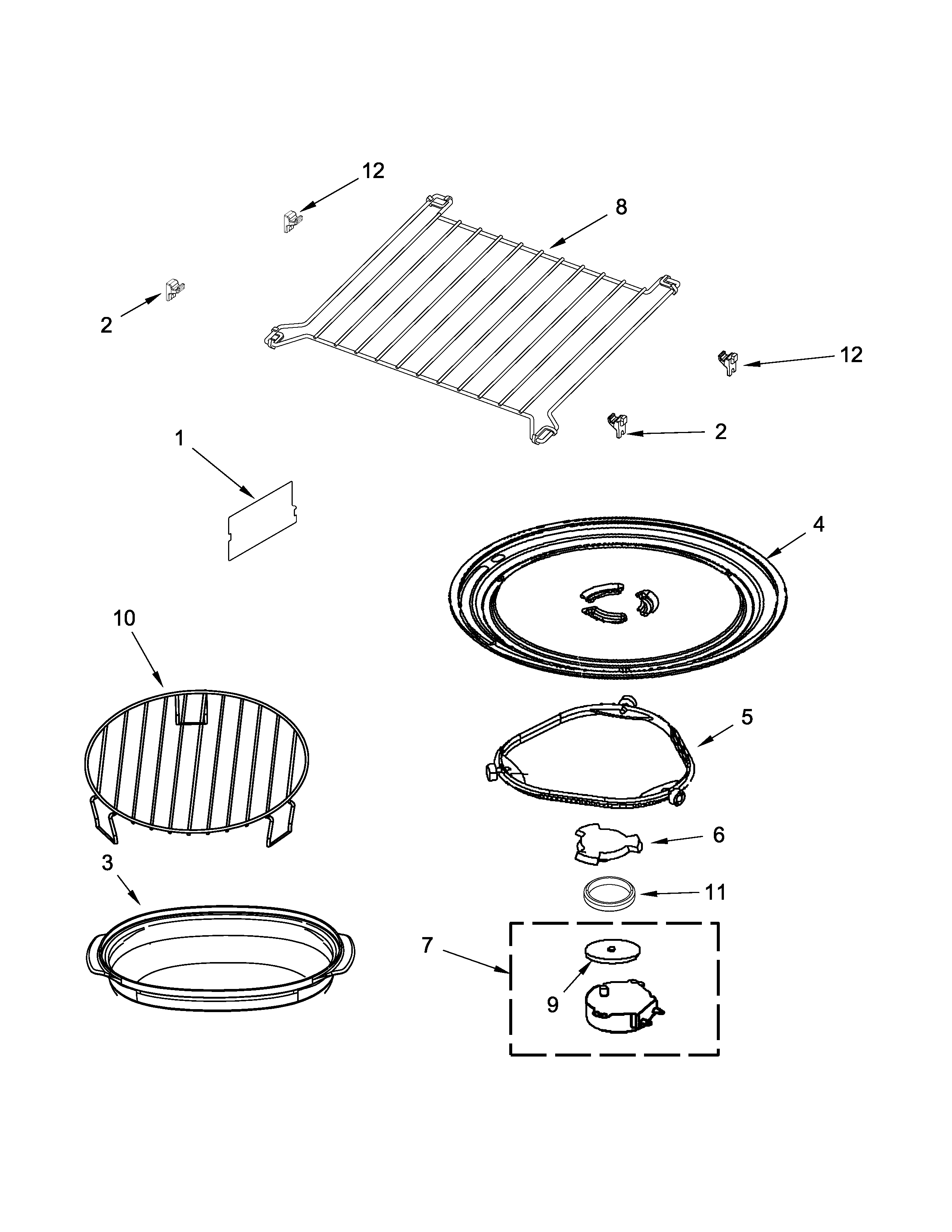 Turntable parts