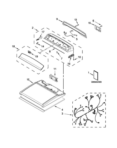 Top and console parts