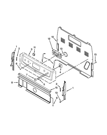Control panel parts