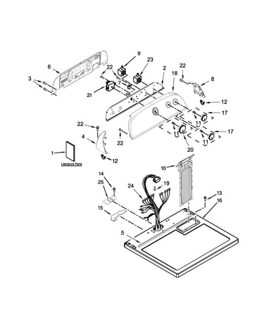 Top and console parts