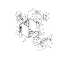 Whirlpool WED4985EW0 cabinet parts diagram