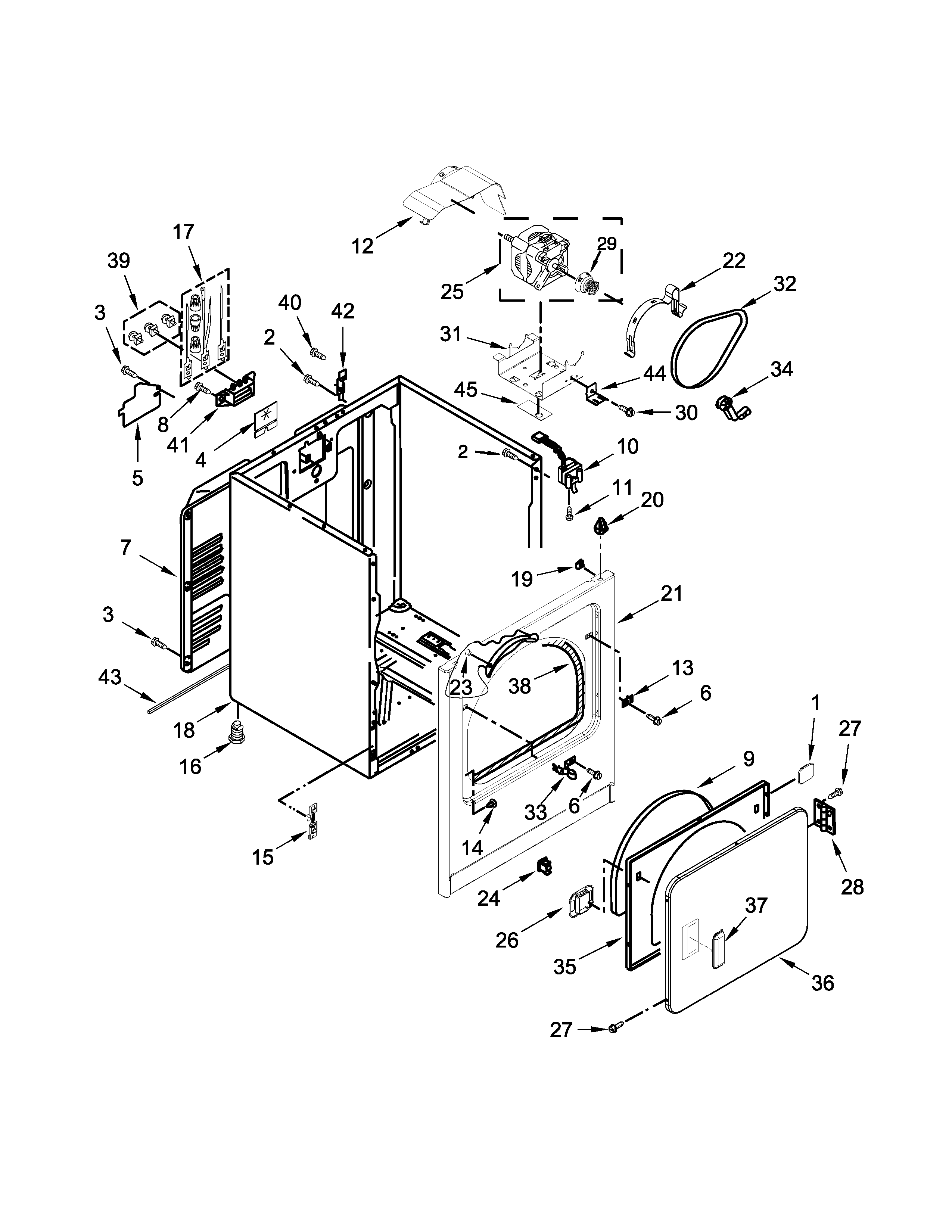 Cabinet parts