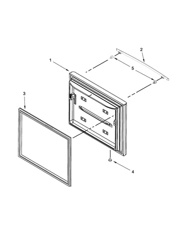 Freezer door parts