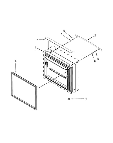 Freezer door parts