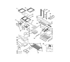 Jenn-Air JFC2290REY00 shelf parts diagram