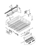 Upper rack and track parts