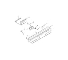 KitchenAid KUDE60HXSS5 control panel and latch parts diagram