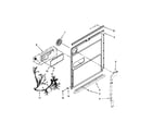 KitchenAid KUDE60HXSS5 inner door parts diagram