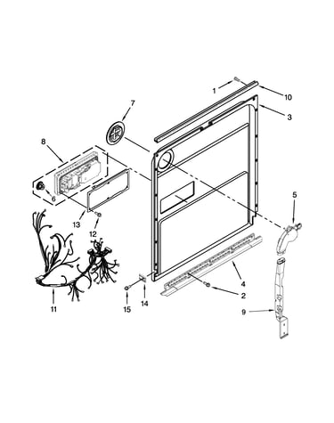 Inner door parts