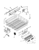 Upper rack and track parts
