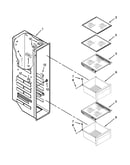 Freezer liner parts