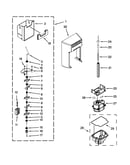 Motor and ice container parts