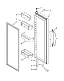 Refrigerator door parts