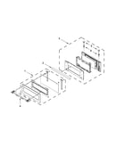 Microwave door parts