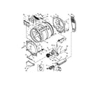 Whirlpool YWED8500DW2 bulkhead parts diagram