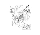 Whirlpool WGD87HEDW1 cabinet parts diagram