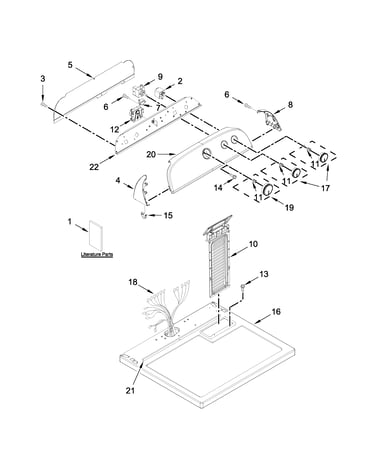 Top and console parts