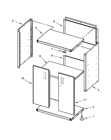 Full door gearbox parts