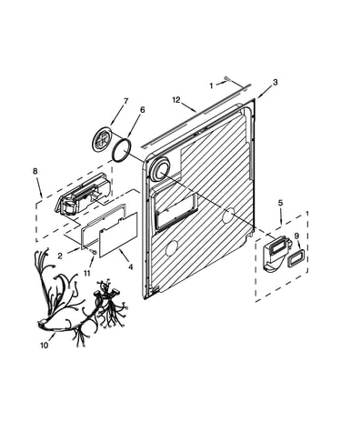 Inner door parts