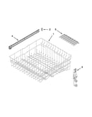 Upper rack and track parts