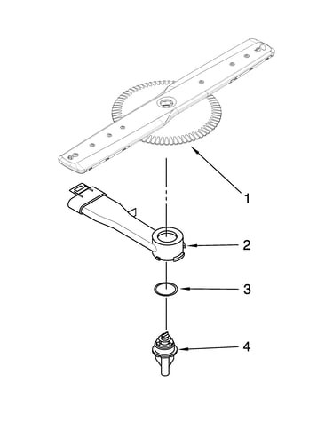 Lower washarm parts