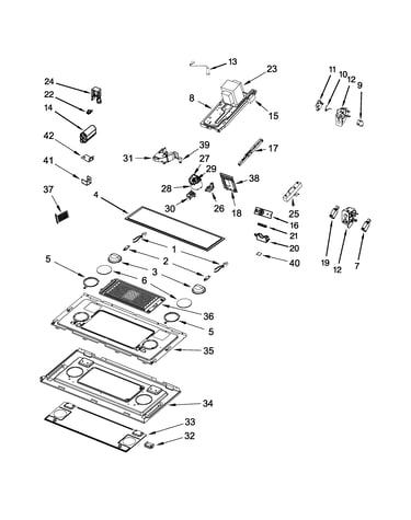 Interior and ventilation parts