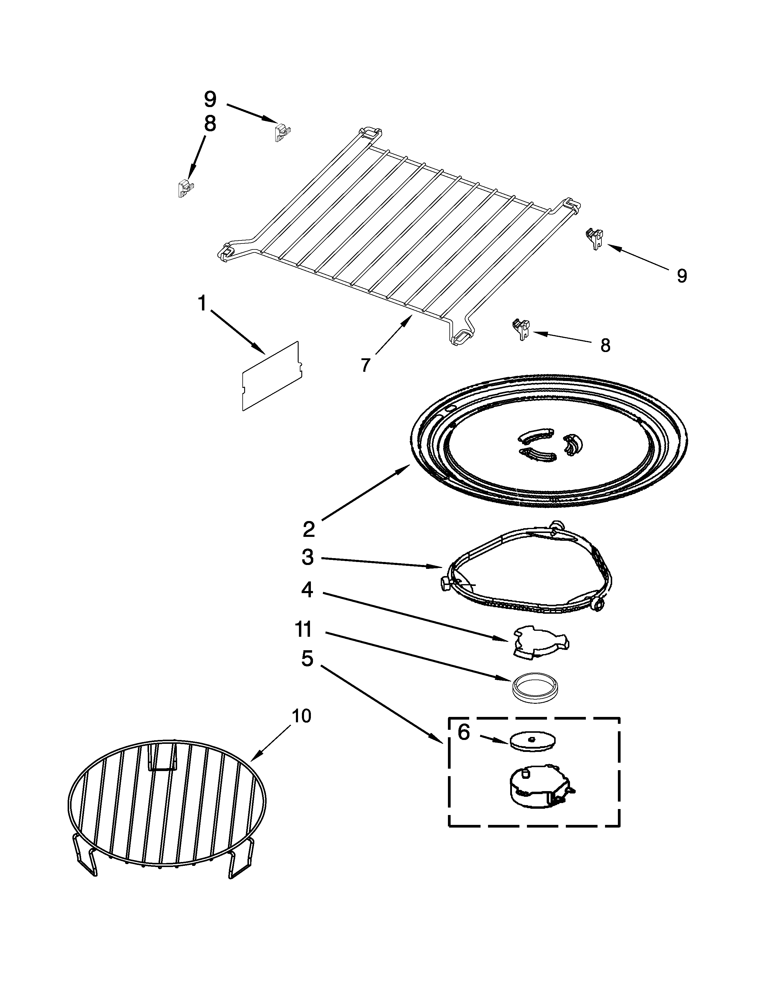 Turntable parts