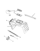 Cabinet and installation parts