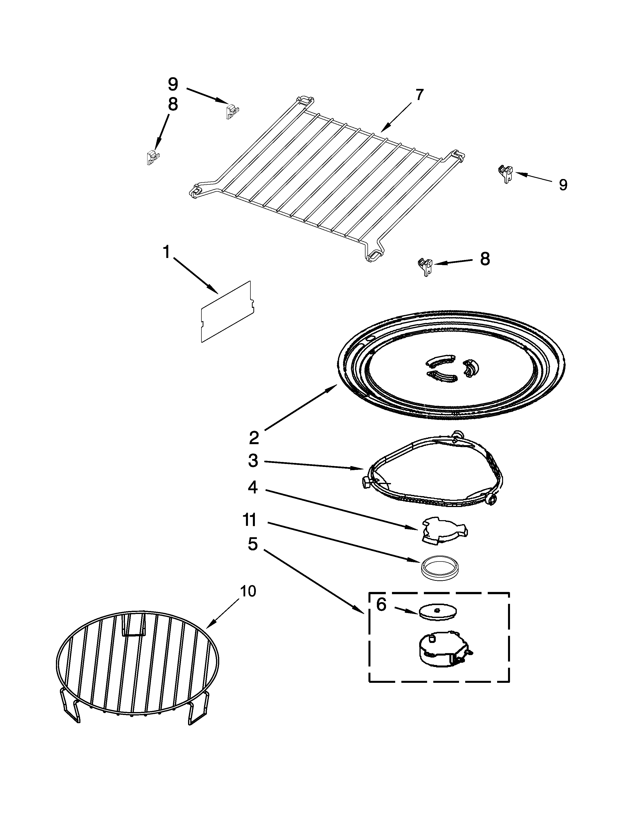 Turntable parts