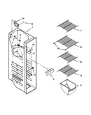 Freezer liner parts