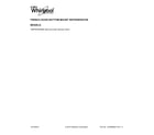 Whirlpool WRF997SDDM02 cover sheet diagram