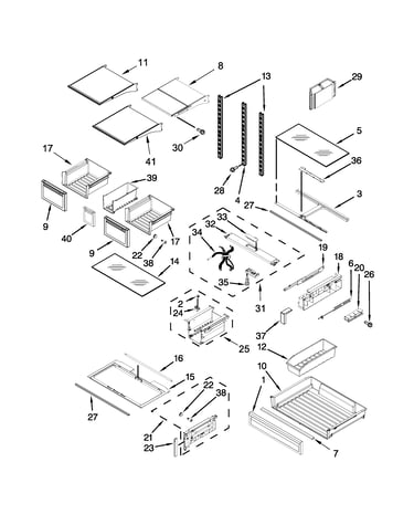 Shelf parts