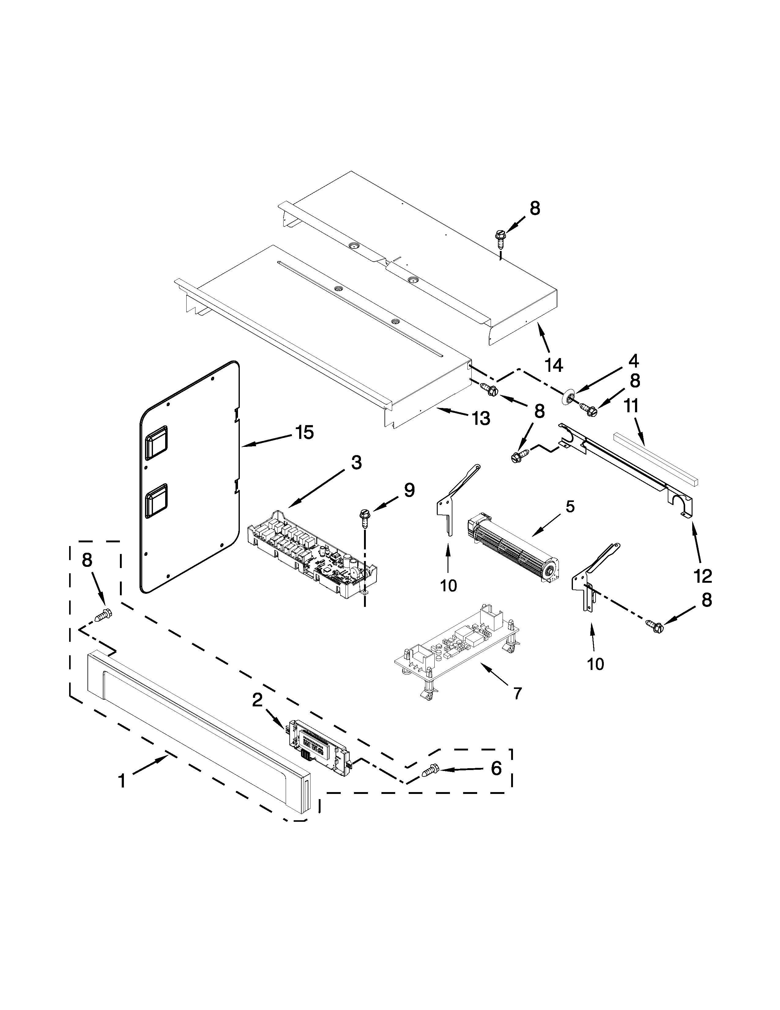 Control panel parts