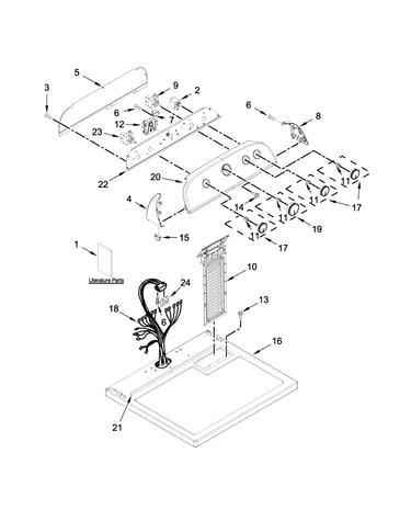 Top and console parts