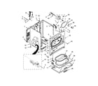 Whirlpool 7MWGD1800EM0 cabinet parts diagram