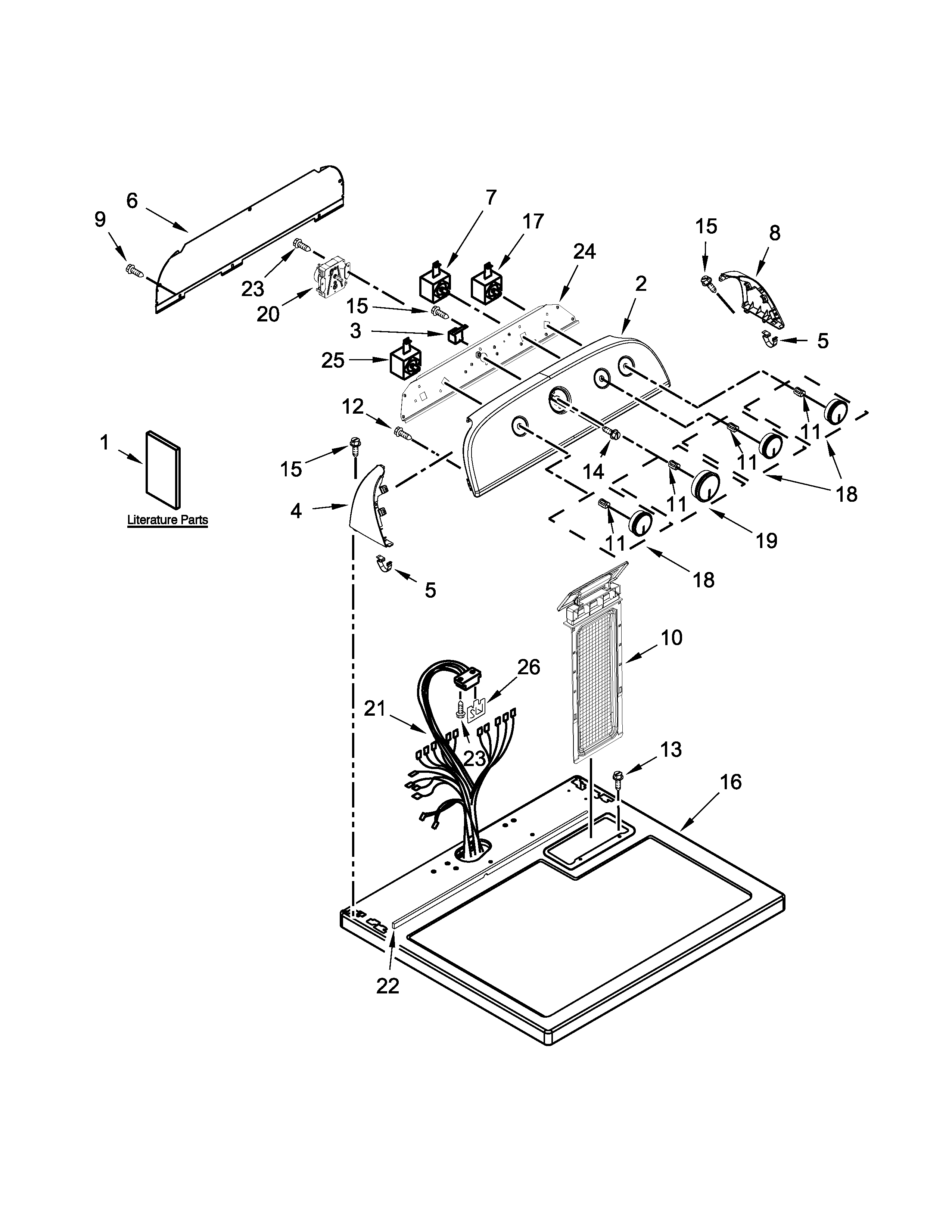 TOP AND CONSOLE PARTS