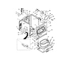 Whirlpool 7MWGD1900EW0 cabinet parts diagram