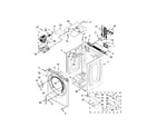 Whirlpool WED97HEDW1 cabinet parts diagram