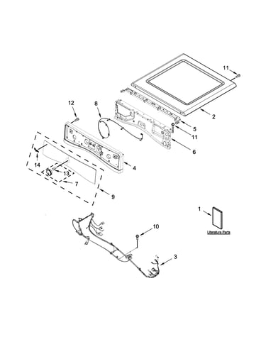 Top and console parts