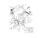 Whirlpool WGD97HEDW1 cabinet parts diagram