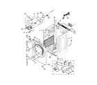 Whirlpool WGD8740DW1 cabinet parts diagram