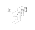 Whirlpool WMH31017AW2 control panel parts diagram