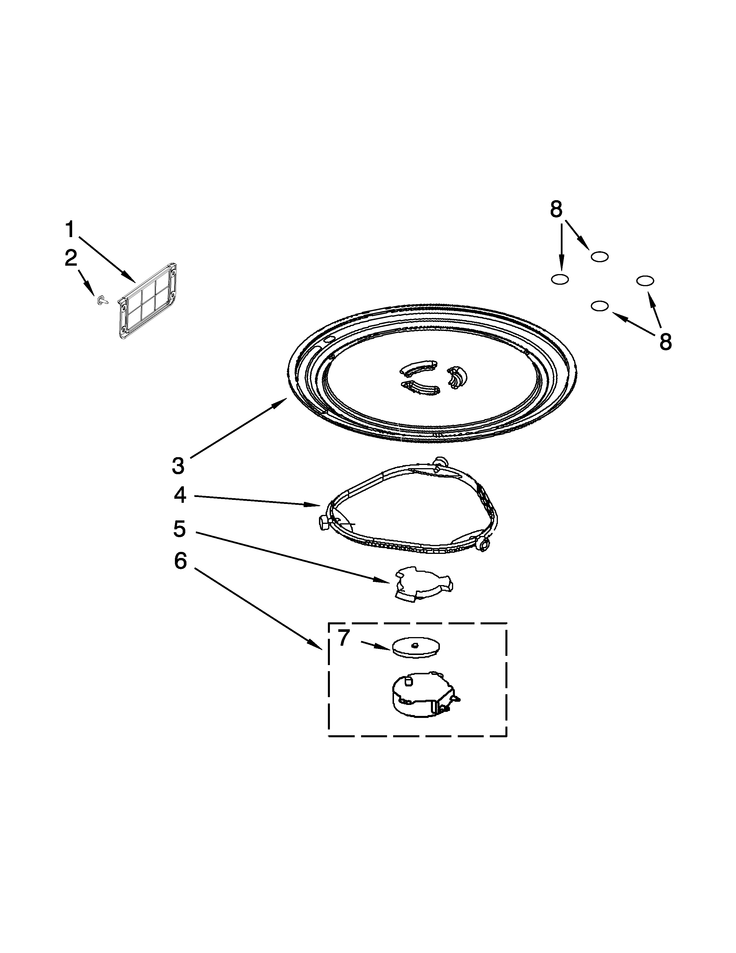 Turntable parts