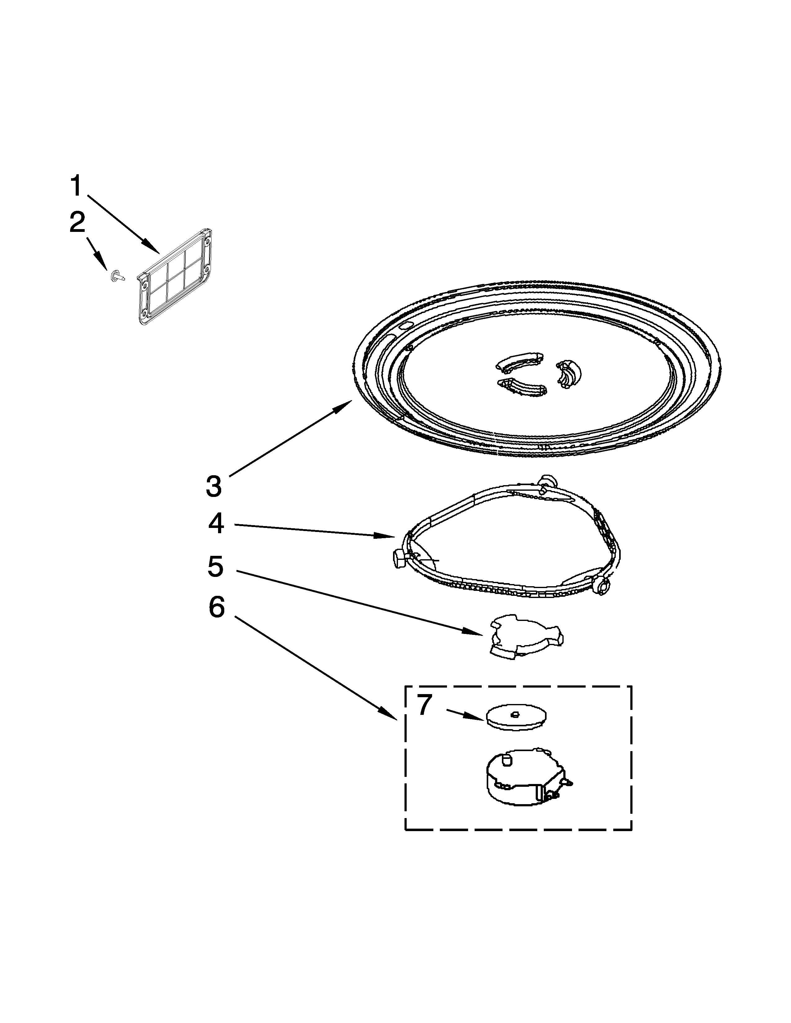 TURNTABLE PARTS