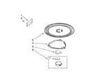 Whirlpool WMH31017AB3 turntable parts diagram