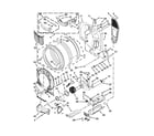 Whirlpool YWED95HEDC1 bulkhead parts diagram